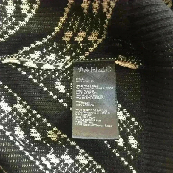 Staring at  Stars Intarsia Aztec Drape Cardigan - Picture 8 of 11